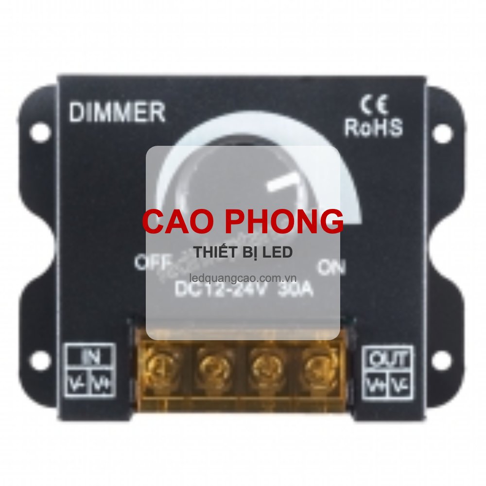 Mạch LED Dimmer 30A chỉnh trực tiếp Mạch LED Dimmer 30A chỉnh trực tiếp